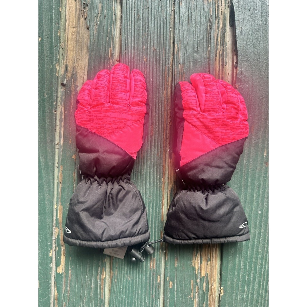 Women's Champion Black  Pink Insulated‎ Gloves  Design - Size 4/7